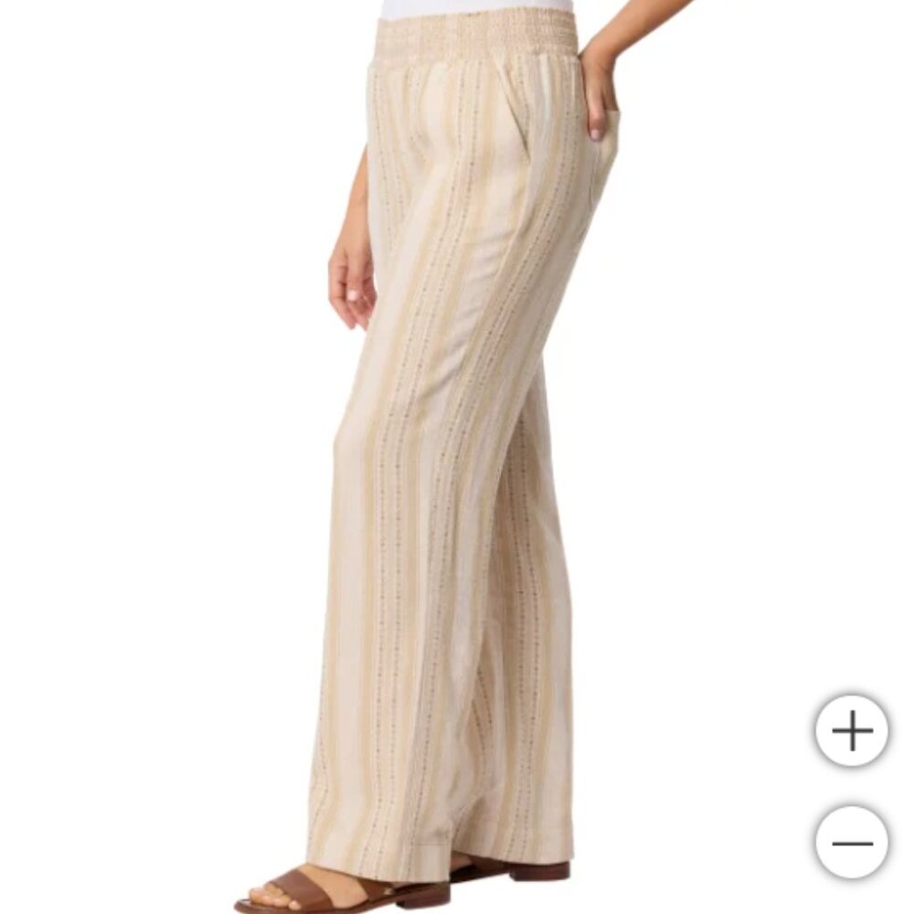 Briggs Women's Linen Blend Pant - Picture 2 of 4